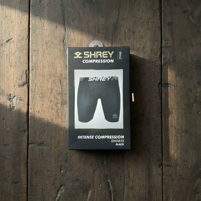 Shrey Intense Compression Shorts with Abdo Guard Pouch - Black image 1