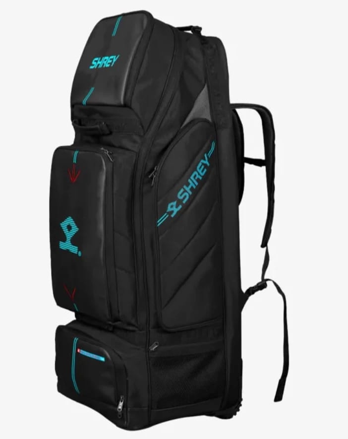 Shrey Meta Duffle Wheelie 120 Bag Black